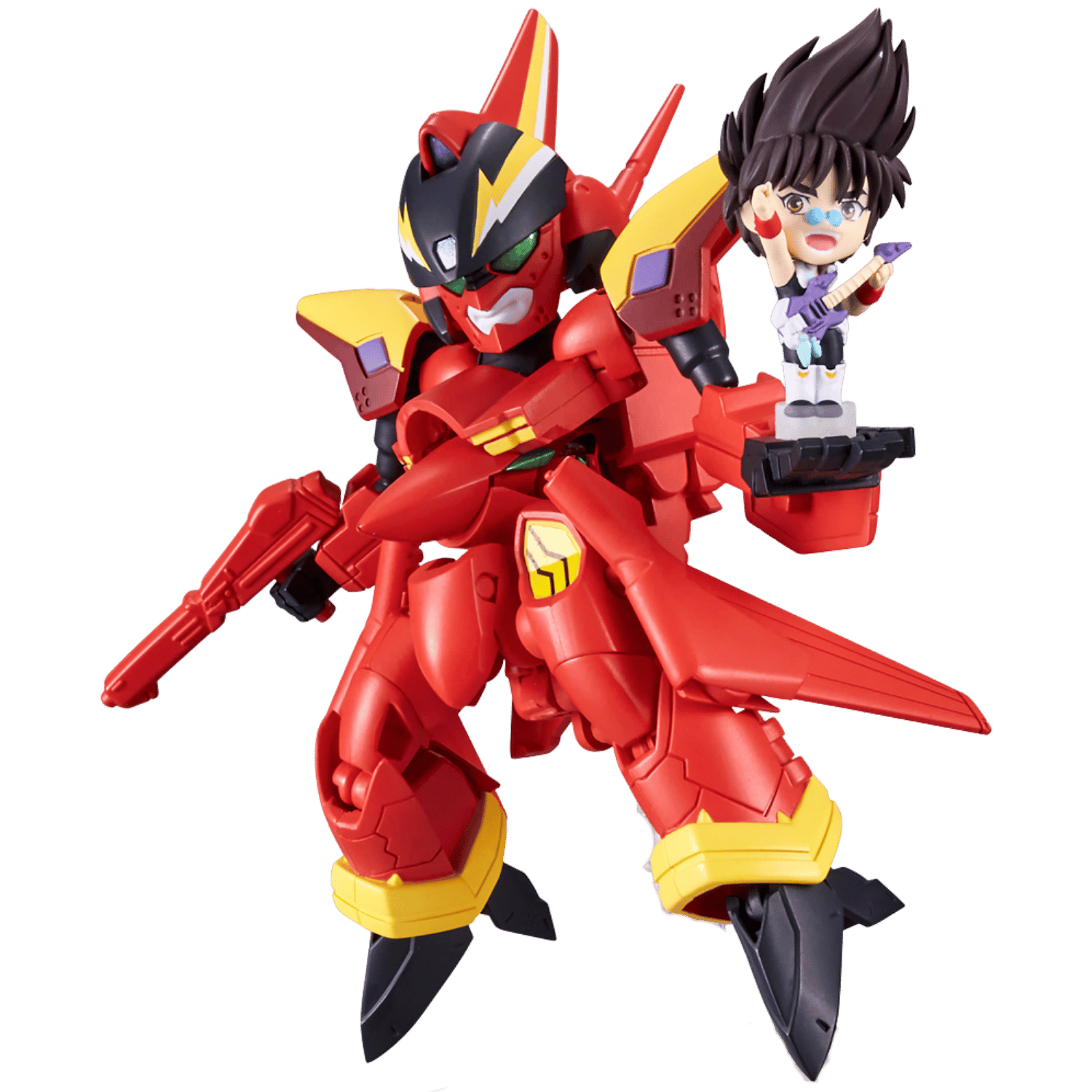 Macross 7: VF-19 Custom Fire Valkyrie & Basara Nekki TAMASHII