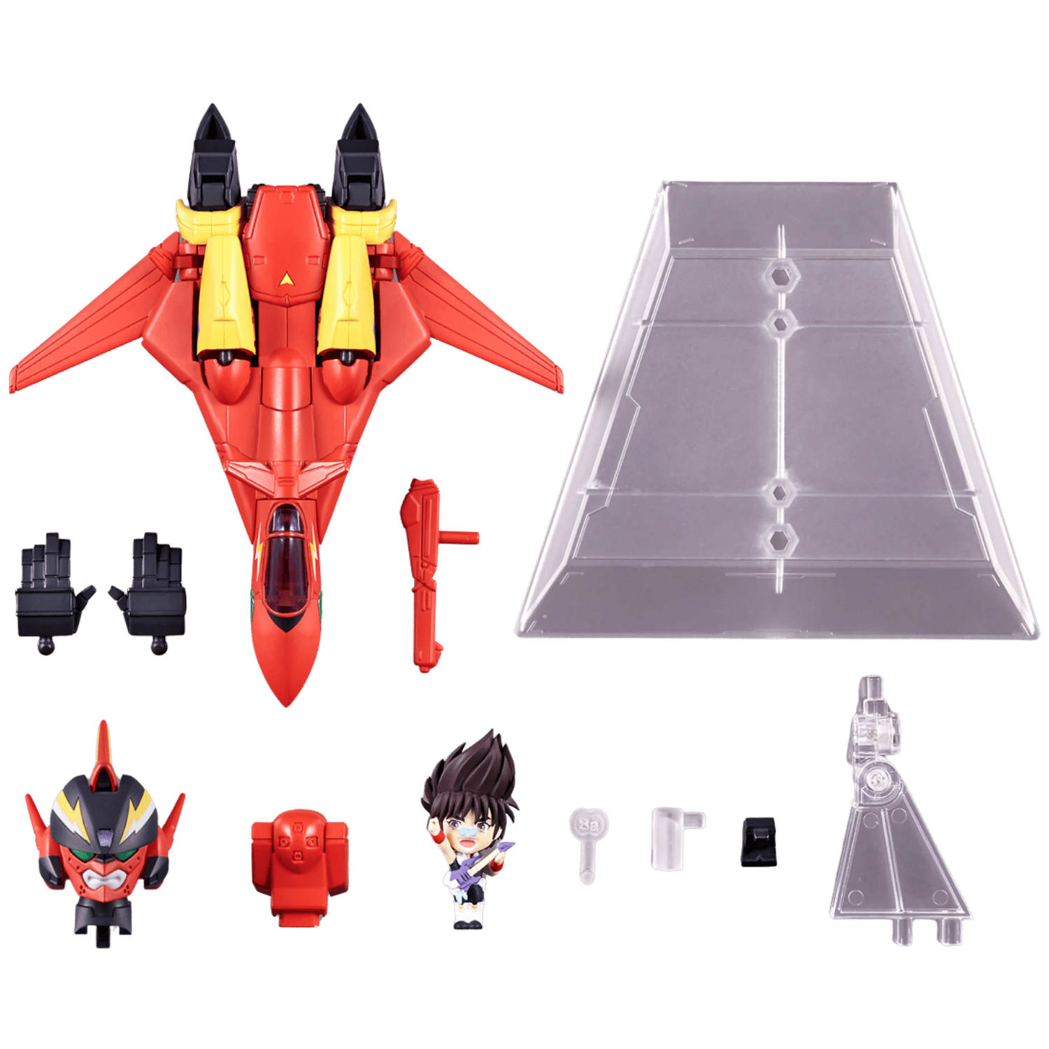 Macross 7: VF-19 Custom Fire Valkyrie & Basara Nekki TAMASHII