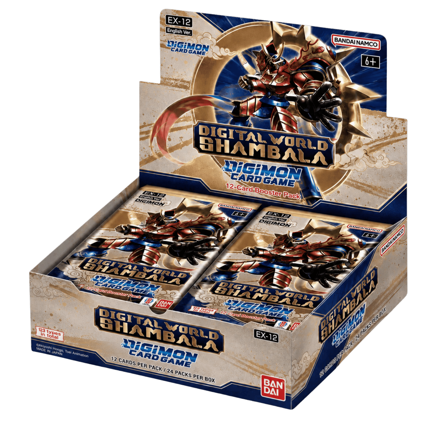 3BOX デジモンカードDIGITAL WORLD SHAMBALA EX-12 Digimon TCG: Digital World Shambala - Extra Booster Box EX12