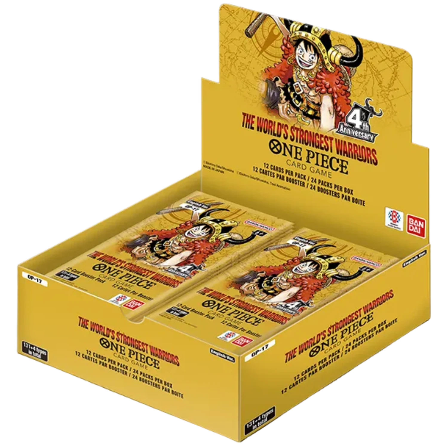 ワンピースカード OP-11 OP-17 各1BOX One Piece TCG: The World's Strongest Warriors - Booster Box OP-17