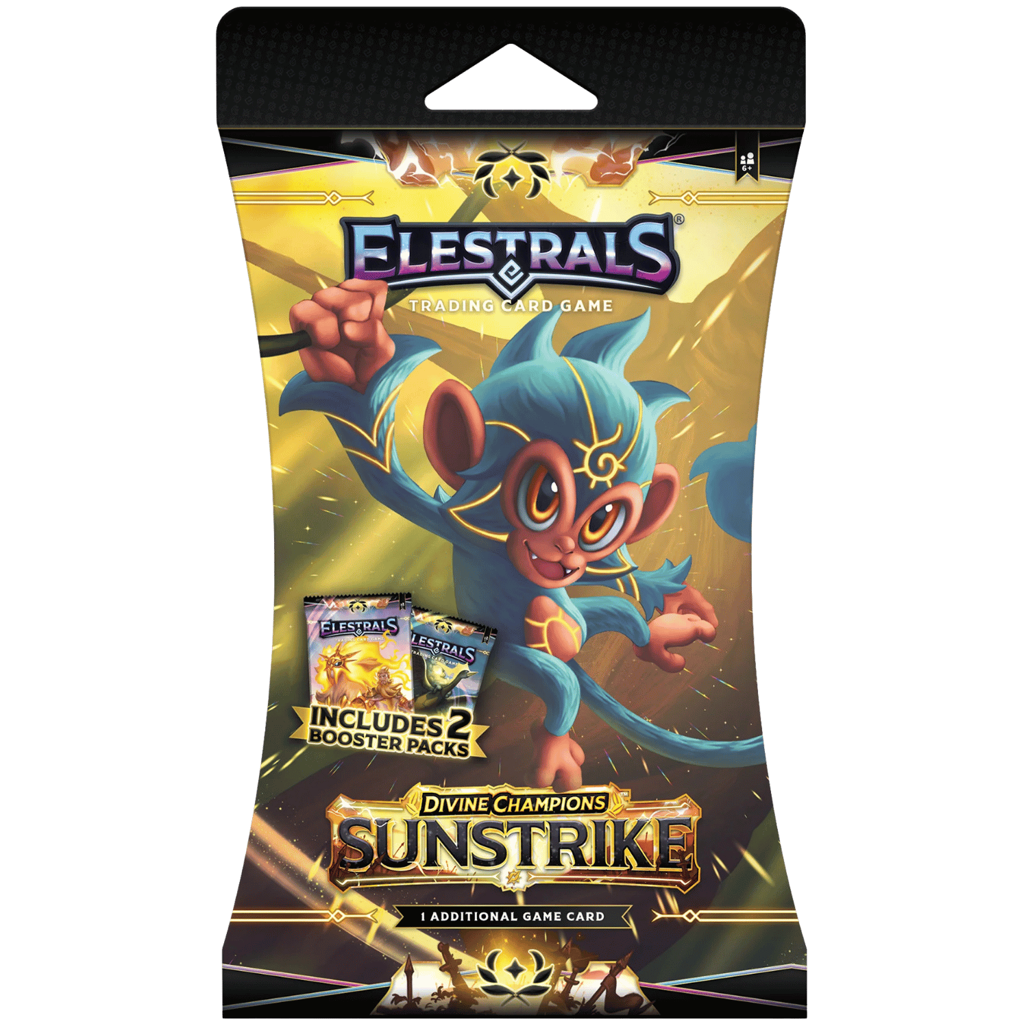 Elestrals TCG: Divine Champions Sunstrike - 2-Booster Blister Pack