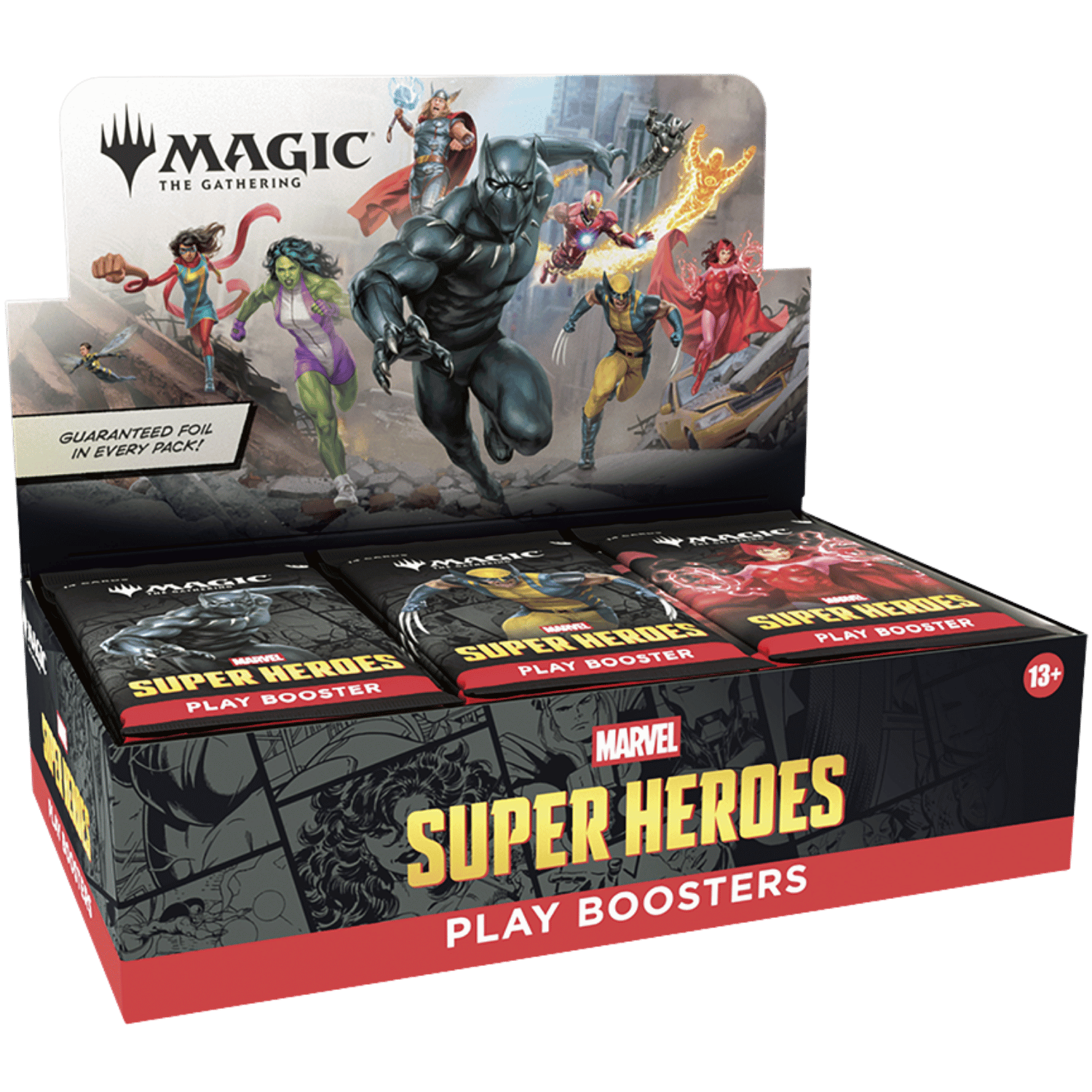 Magic: The Gathering - Marvel Super Heroes - Play Booster Box (PREORDER) -  Game Nerdz