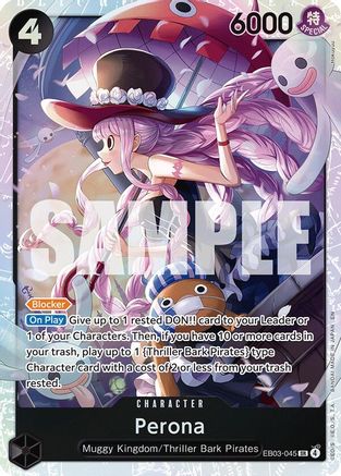 Perona (EB03-045) Extra Booster: One Piece Heroines Edition Foil