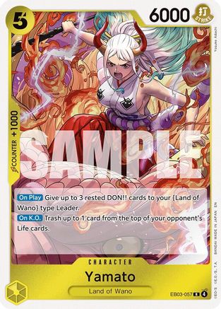 Yamato (EB03-057) Extra Booster: One Piece Heroines Edition Foil