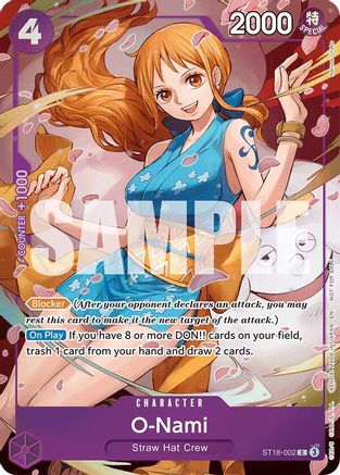 O-Nami - ST18-002 (Dash Pack) Extra Booster: One Piece Heroines