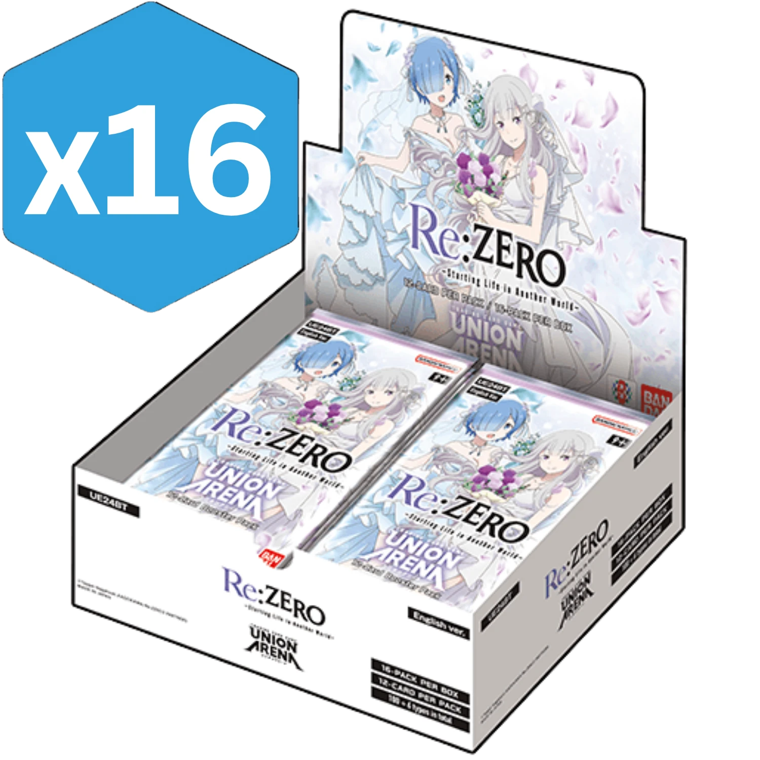 『本日限り』未開封boxUNION ARENA Re:ゼロから始める異世界生活 Union Arena TCG: Re:ZERO - Starting Life in Another World UE24BT
