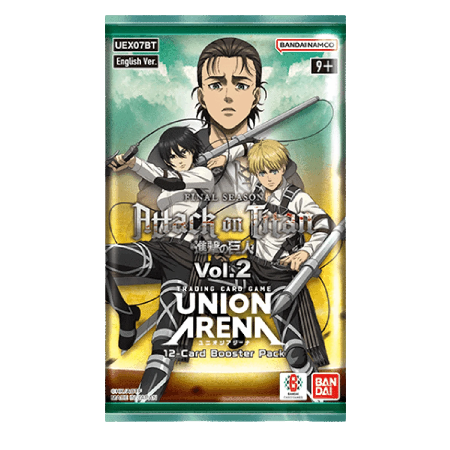 Union Arena TCG: Attack on Titan Vol.2 UEX07BT - Booster Pack