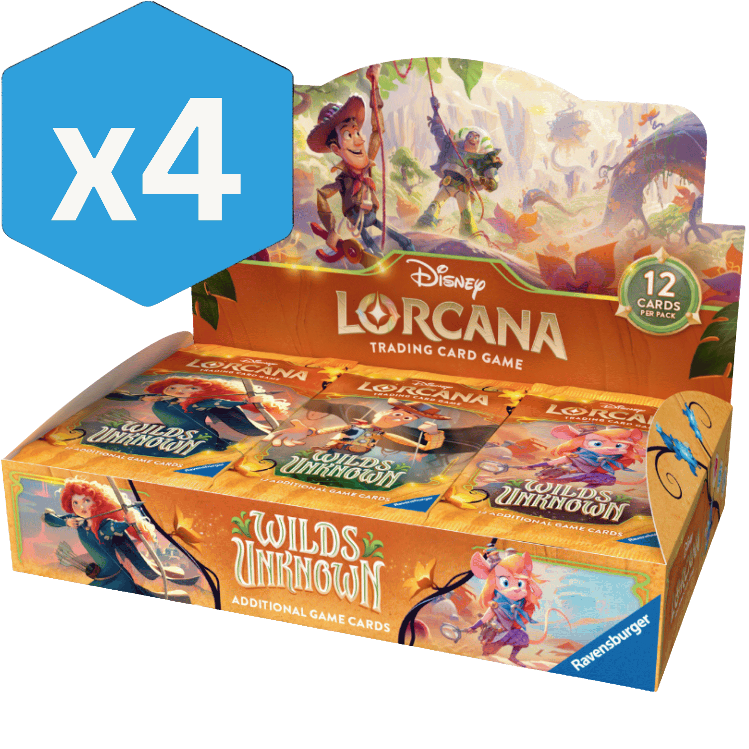 Disney Lorcana TCG: Wilds Unknown - Booster Box (Sealed Case