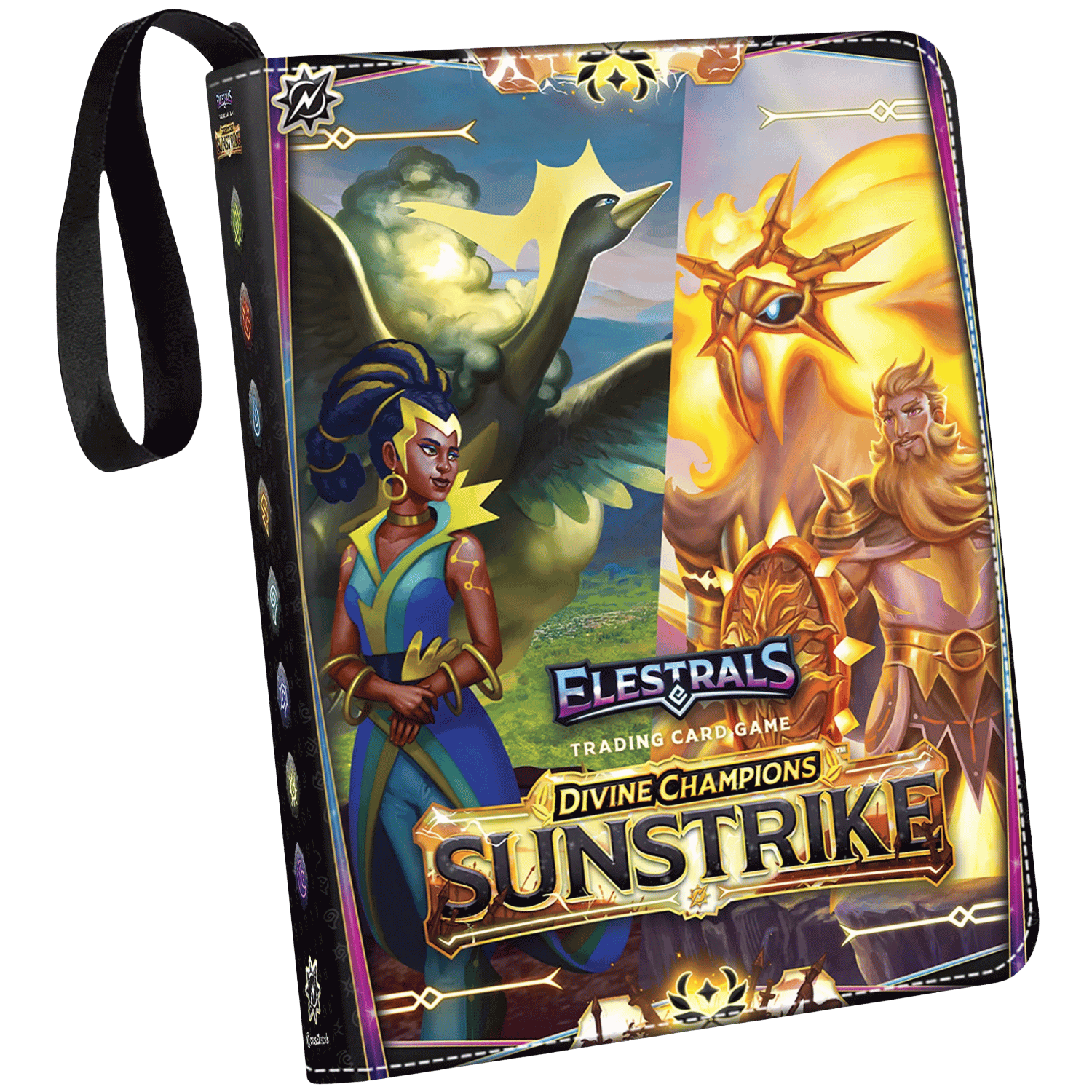 Elestrals TCG: Divine Champions Sunstrike - Zippered Binder - Game