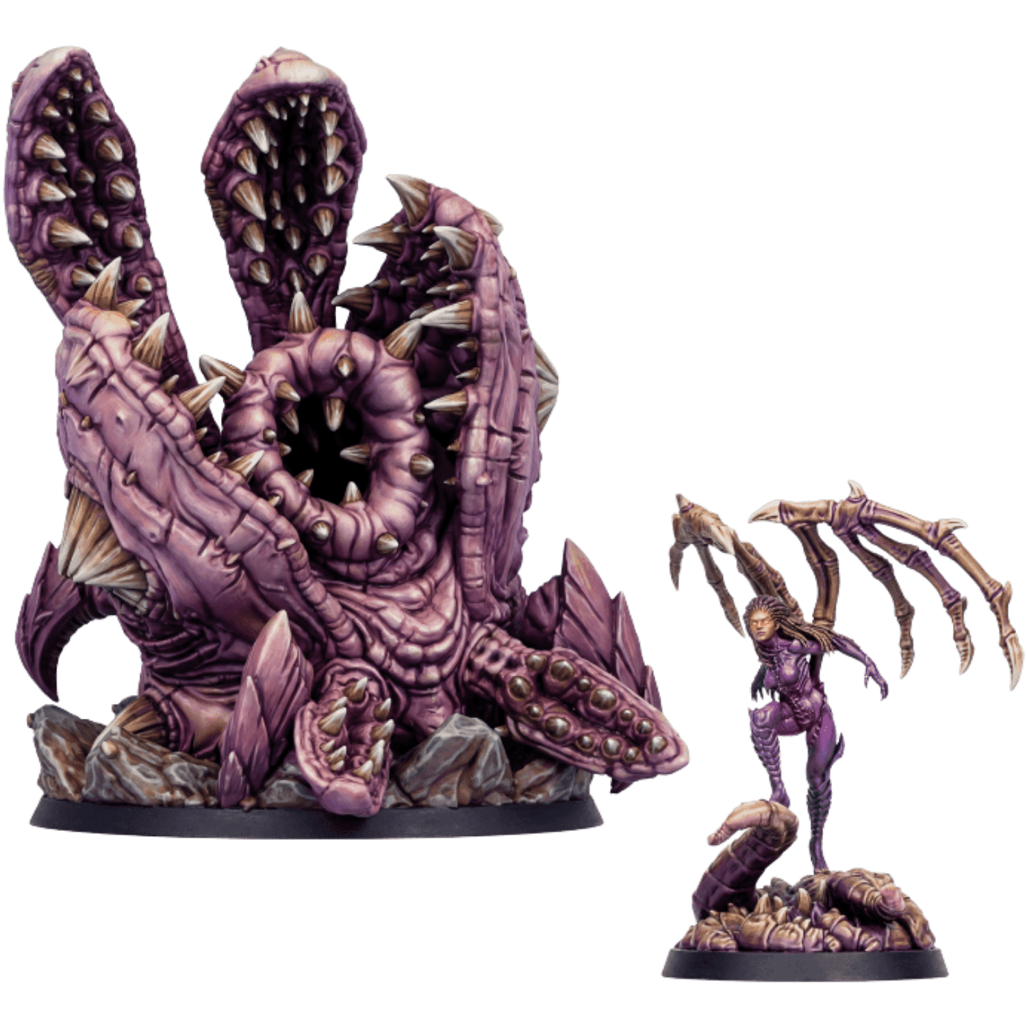 StarCraft Miniatures Game: Zerg - Kerrigan & Omega Worm - Hero
