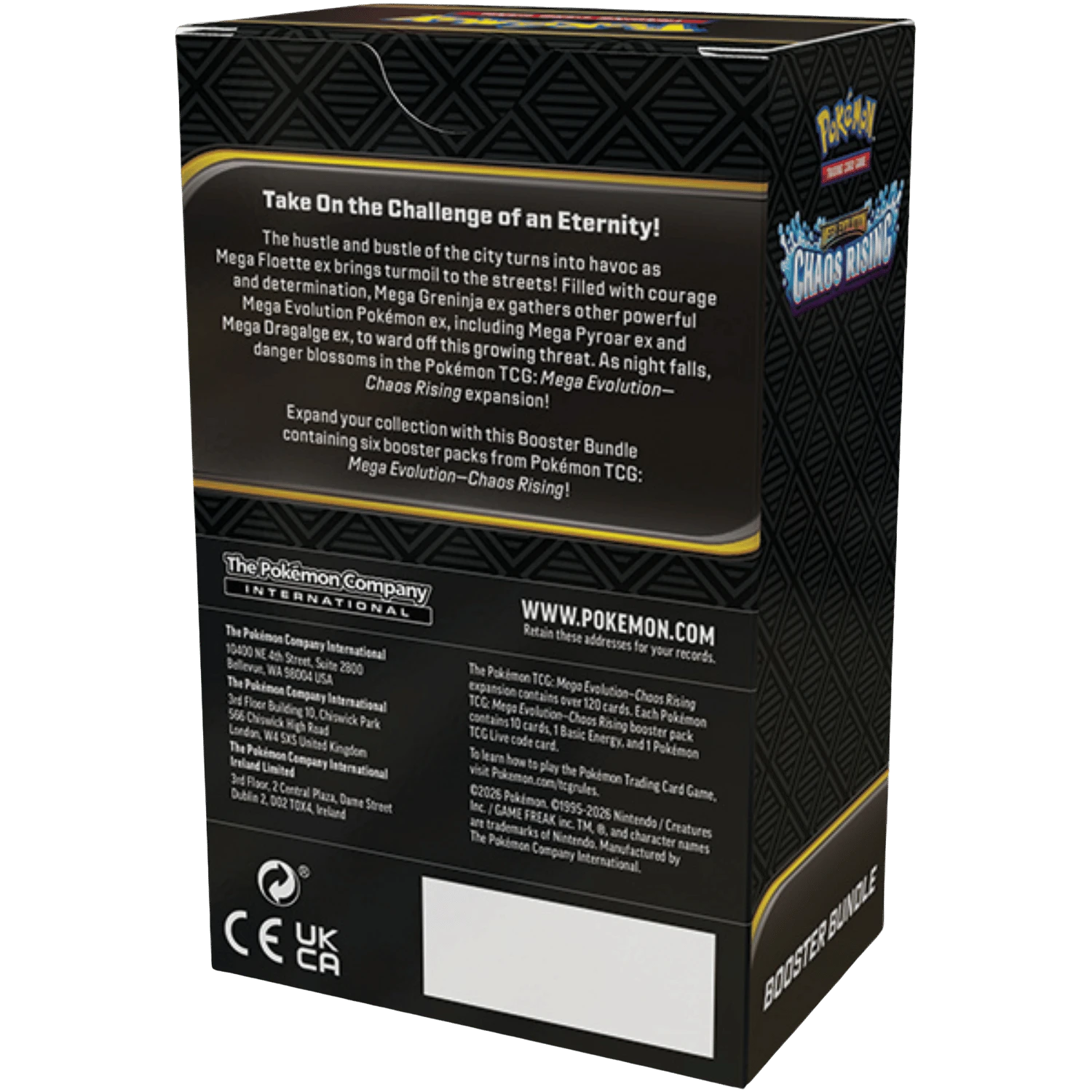 Pokemon: Mega Evolution - Chaos Rising - Booster Bundle - Game Nerdz