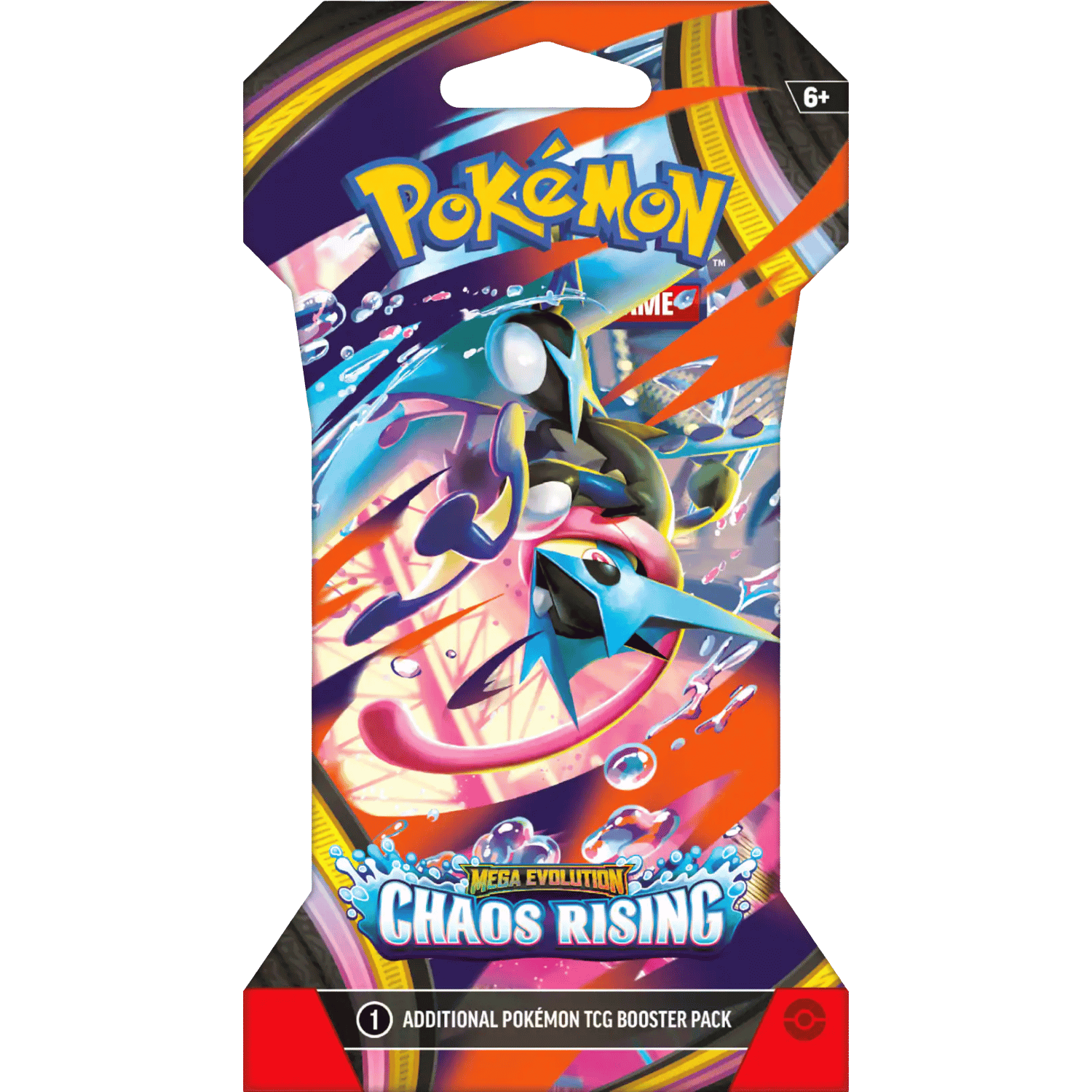 pokemon tcg mega evolution sleeved booster pack 10 cards Pokémon: Mega Evolution Chaos Rising Booster Bundle (ME04) main image 0