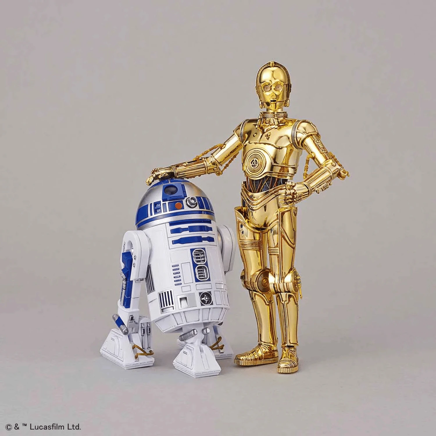 キャラクター 1/12 C-3PO & R2-D2 STAR WARS Star Wars: C-3PO & R2-D2 - 1/12 Scale Model Kit - Game Nerdz