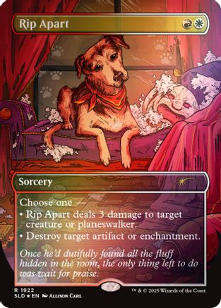 Rip Apart (1922) (Rainbow Foil) (SLD-1922) - Secret Lair Drop