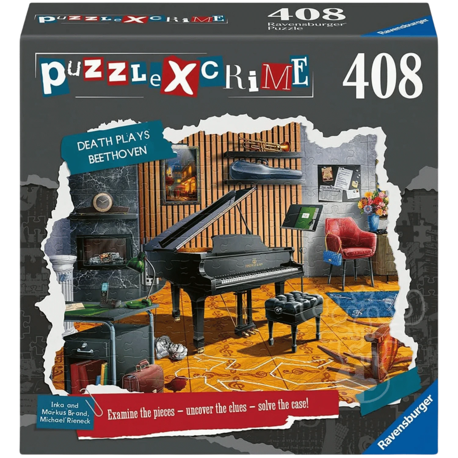 Puzzle X Crime: Death Plays Beethoven (408pcs) - Game Nerdz
