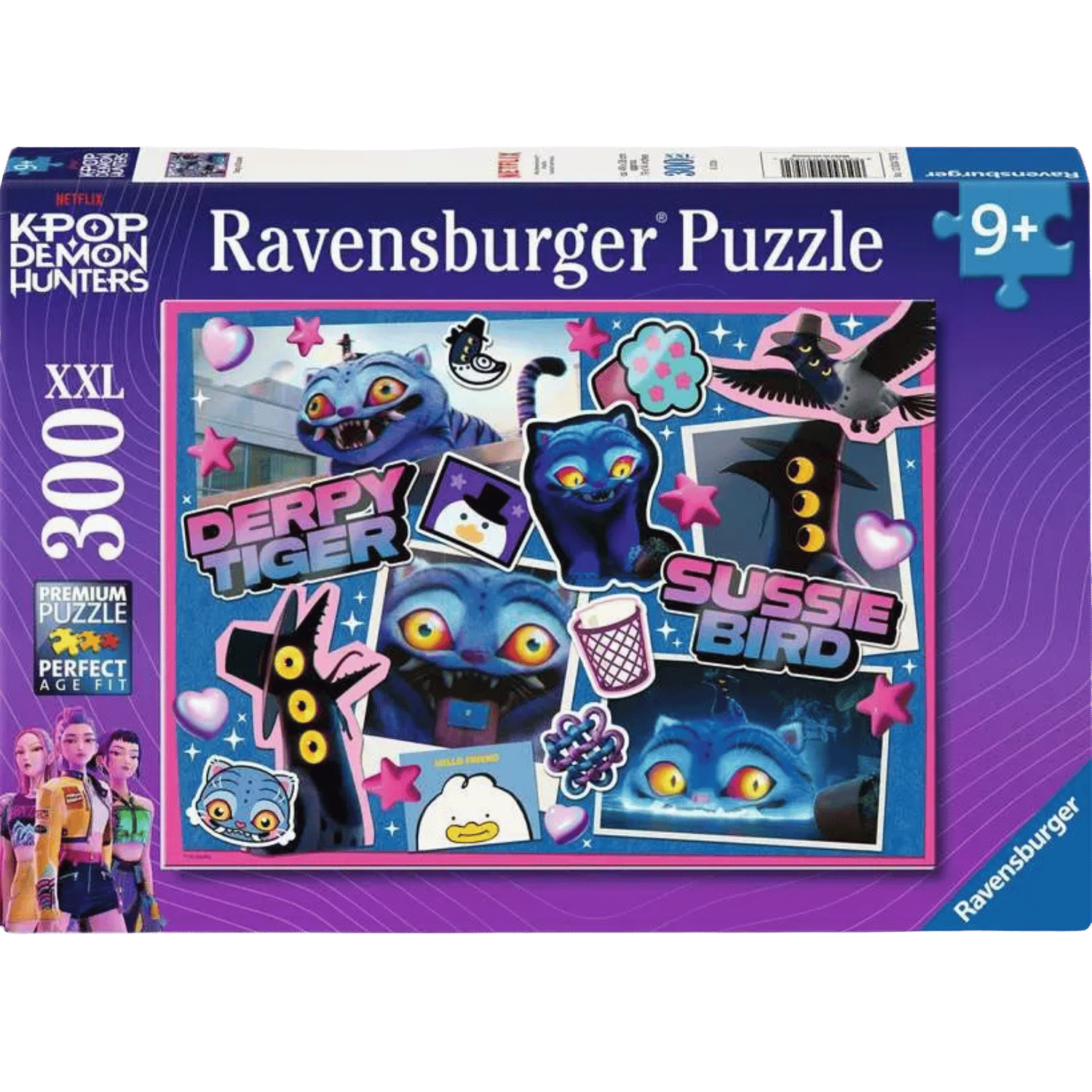KPop Demon Hunters: Derpy & Sussie - Children's Puzzle (300pcs XXL