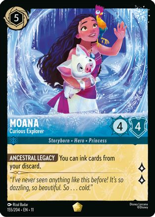 Moana - Curious Explorer (155/204) - Winterspell - Game Nerdz