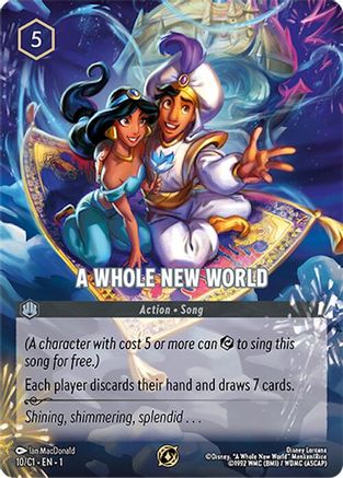 A Whole New World (10) - Disney Lorcana Promo Cards Holofoil - Game Nerdz