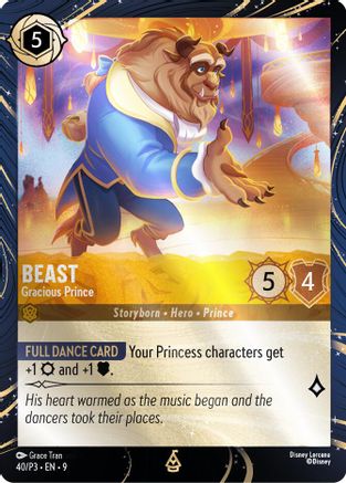 Beast - Gracious Prince (40) - Disney Lorcana Promo Cards Holofoil - Game  Nerdz