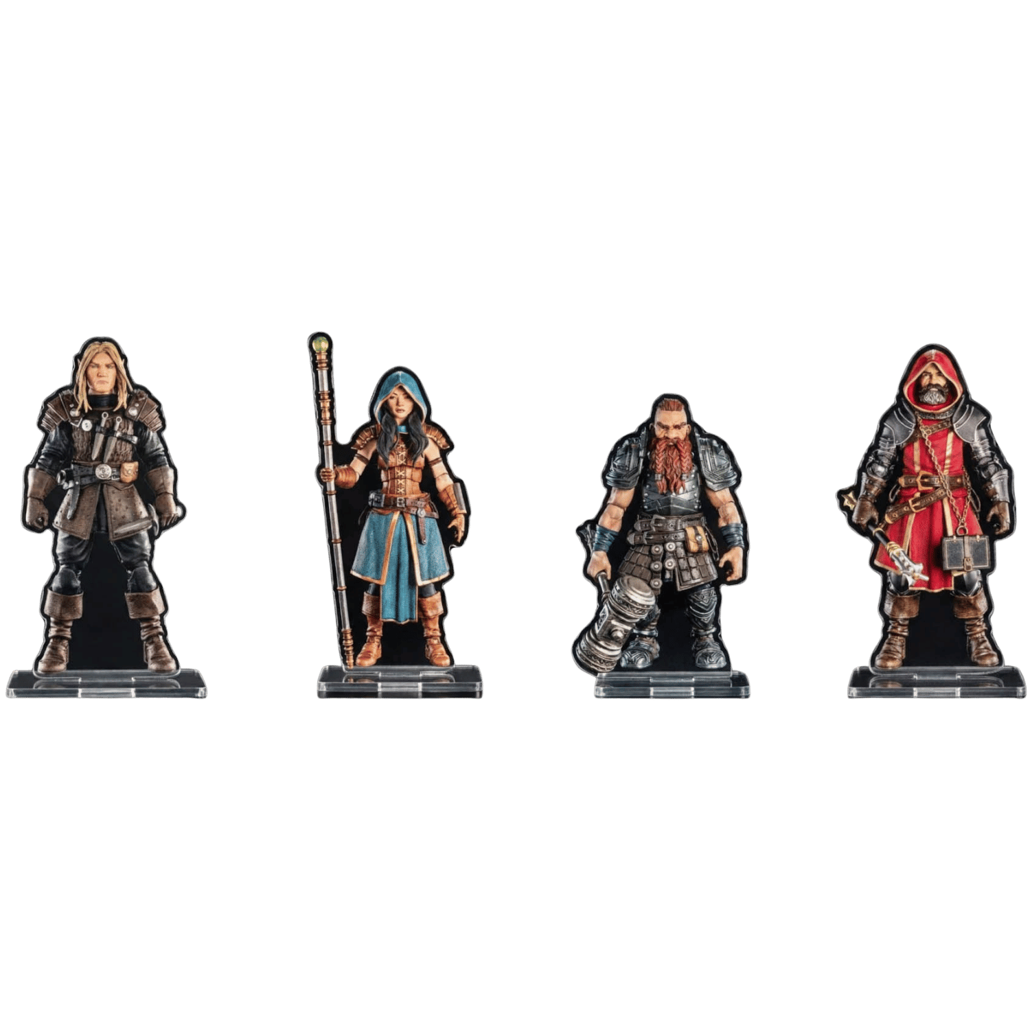 Mythic Legions RPG: Heroic Set A - Acrylic Standees (4ct