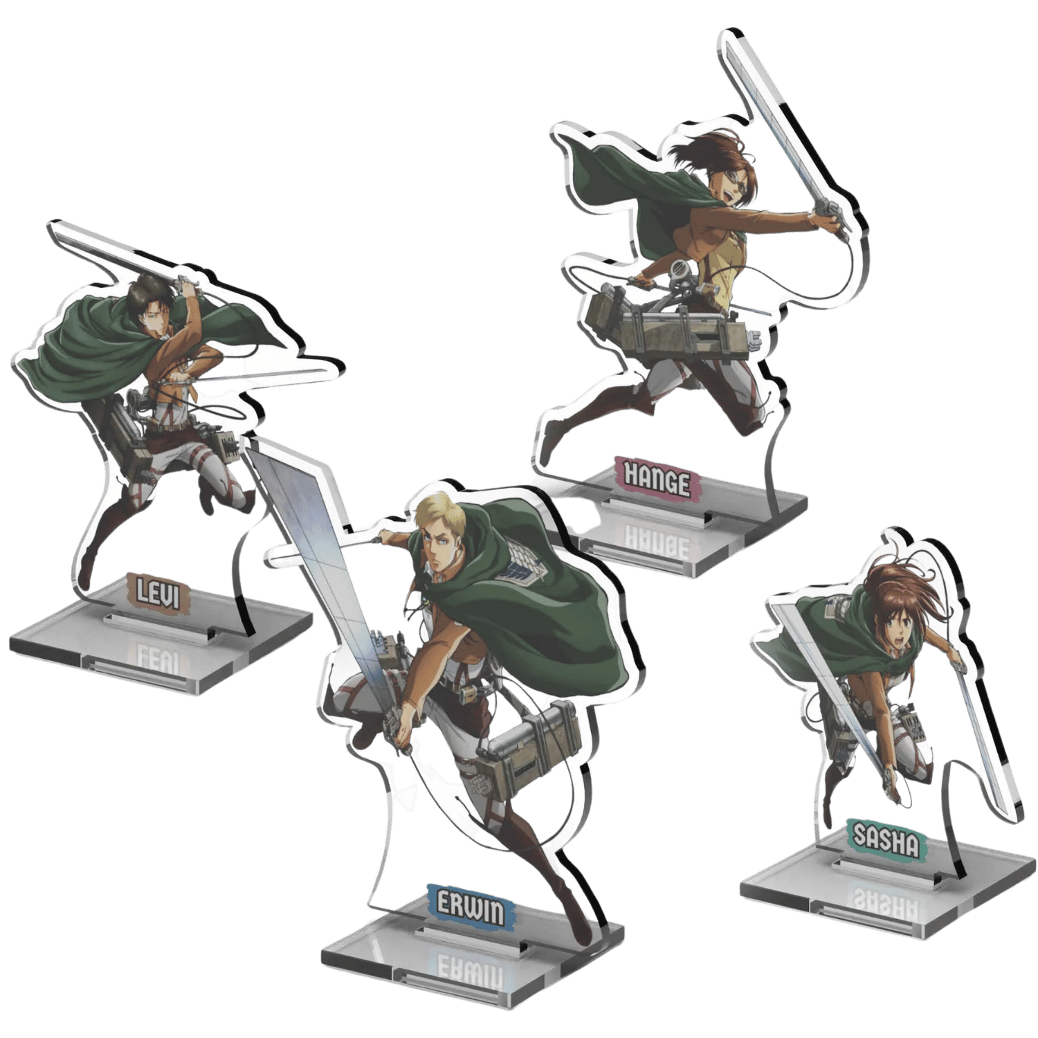 Attack on Titan: 2DZ Acrylic Standees Pack 2 (Levi, Erwin, Hange