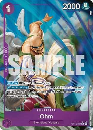 PSA10 オーム OP15-061 9981 Ohm (Alternate Art) (OP15-061) Adventure on Kami's Island Foil