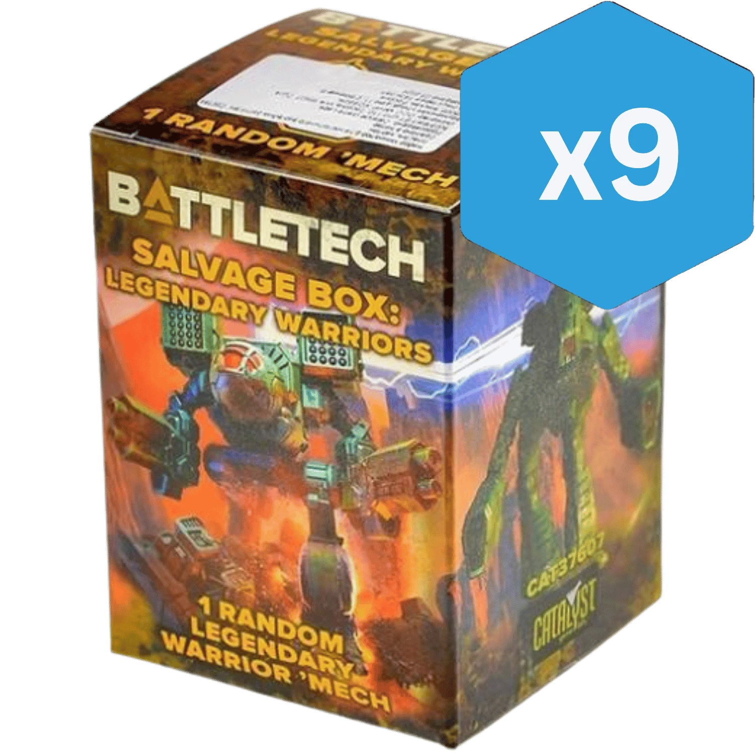BattleTech: Salvage Box - Legendary Warriors - Display (9) - Game