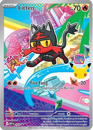 shiny litten pokemon card Wx2 / None / 2 Artist shiny litten pokemon card Exclusive
