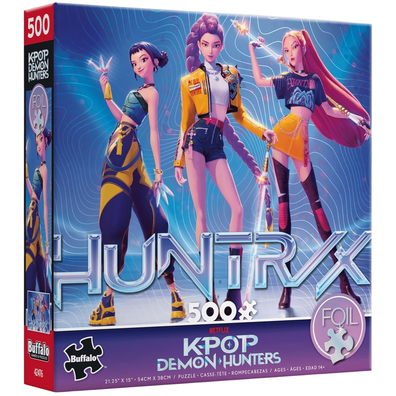 KPop Demon Hunters: For the Fans - Puzzle (500pcs Foil) - Game Nerdz