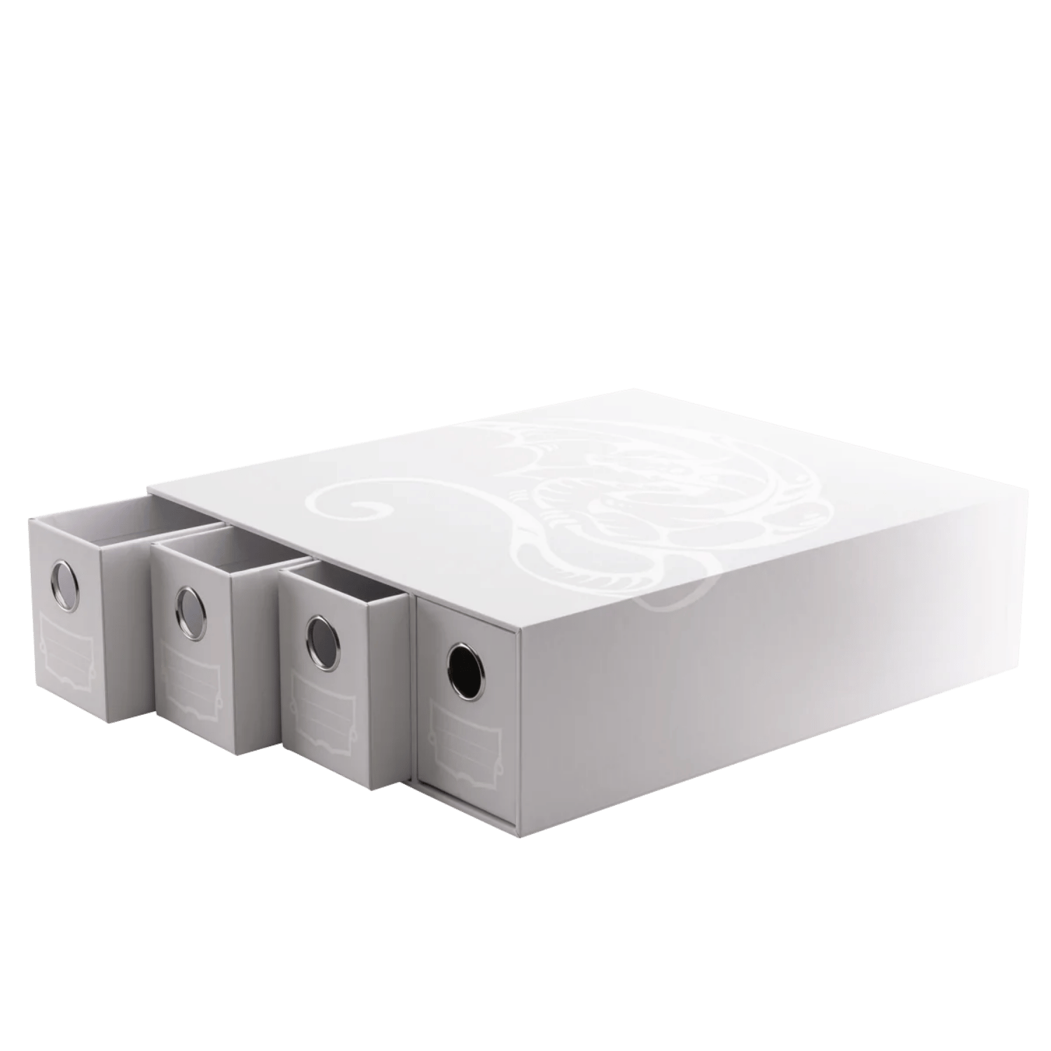 SUPER JUNIOR D&E ライスフォース トレカ9枚セット Dragon Shield: Fortress - 4-Card Drawers Horizontal - White - Game