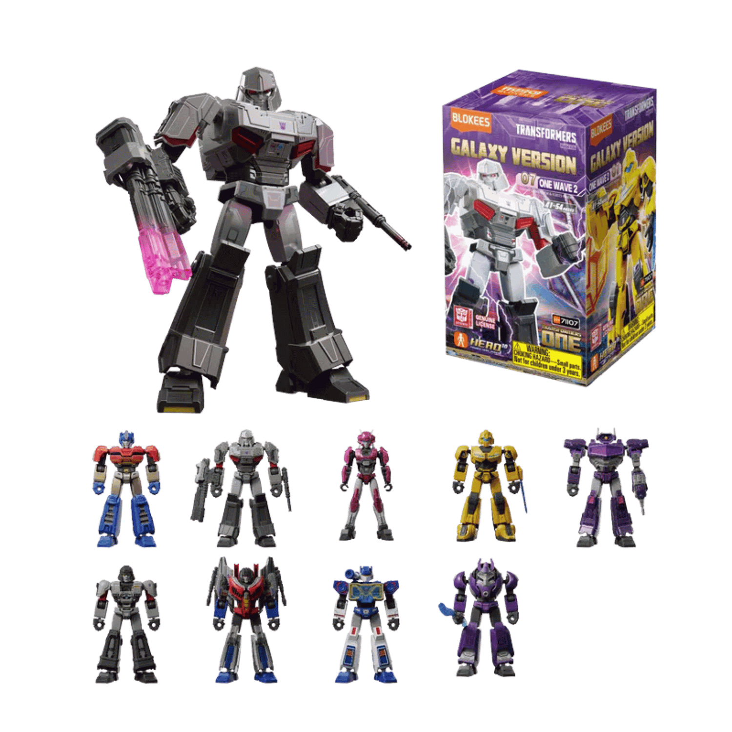 Blokees: Transformers - Galaxy Version 07 One Wave 2 - Display Box