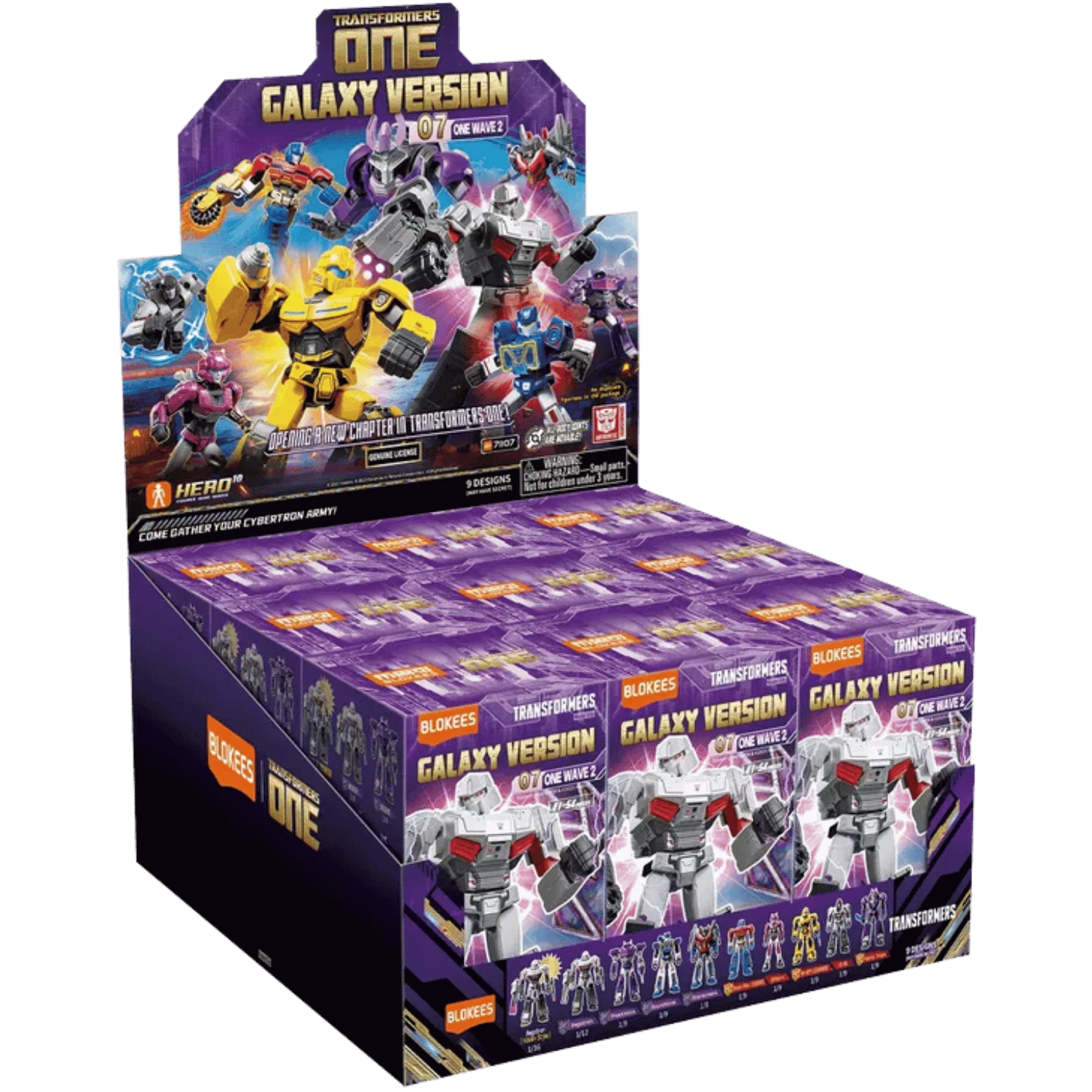 Blokees: Transformers - Galaxy Version 07 One Wave 2 - Display Box