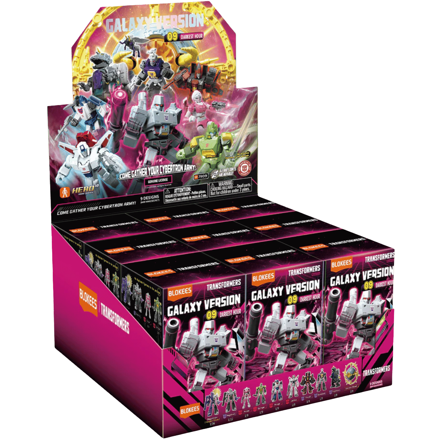Blokees: Transformers - Galaxy Version 09 Darkest Hour - Display