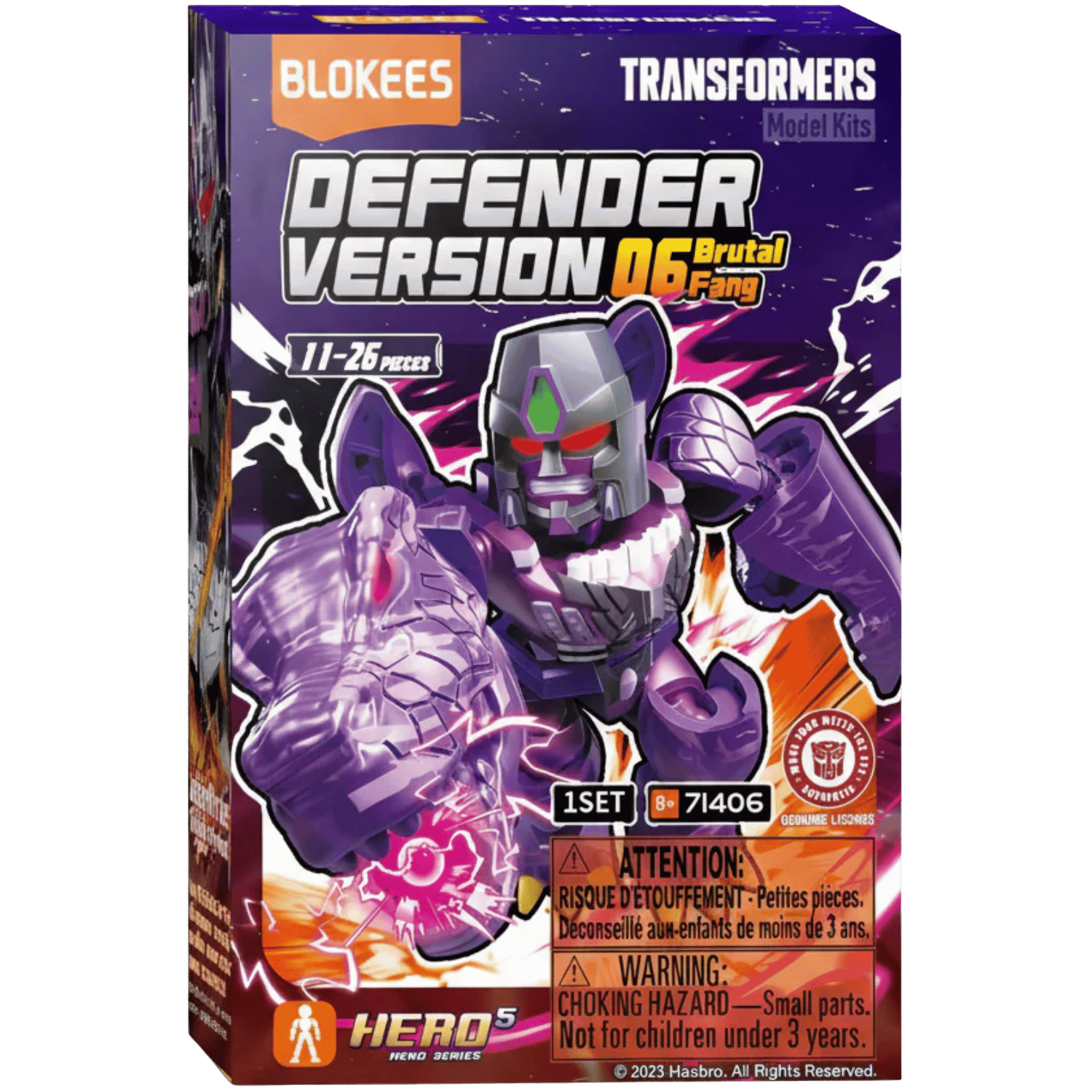 BLOKEES【説明欄必読】 Blokees: Transformers - Defender Version 06 Brutal Fang - Blind