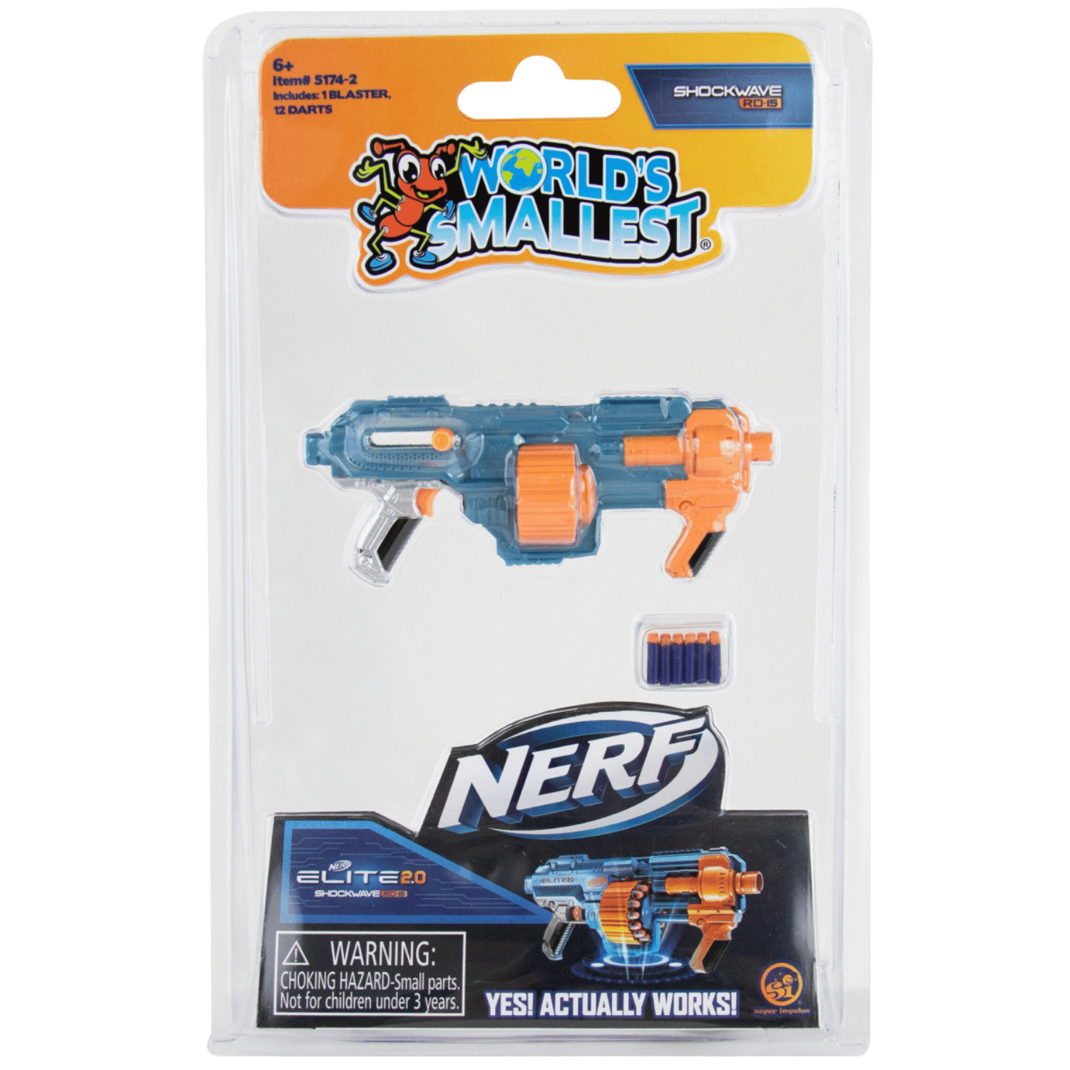 World's Smallest: Nerf N-Strike Elite 2.0 Blasters Series 2