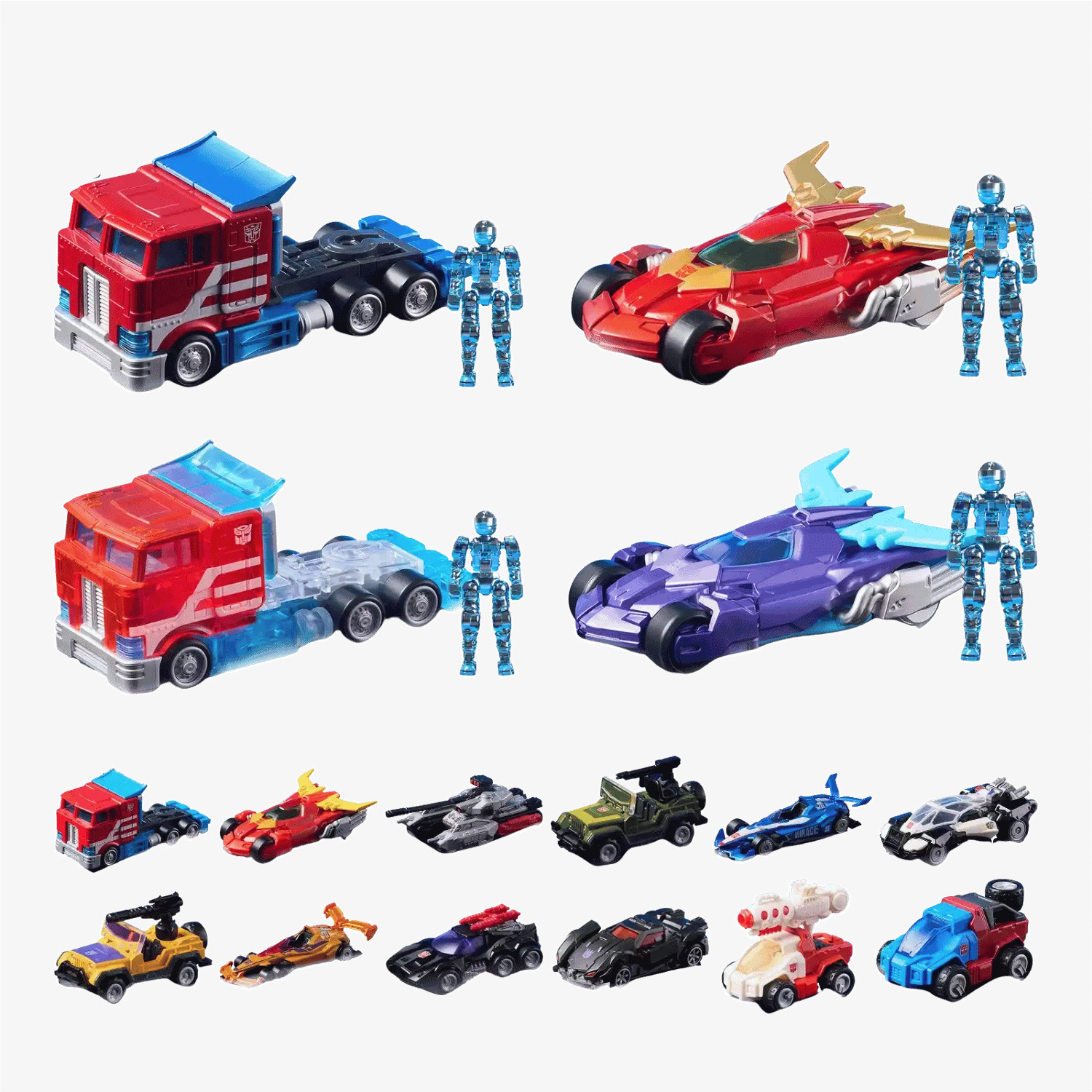 Blokees Wheels トランスフォーマー ビークル C01 12種セット Blokees Wheels: Transformers C01 Roll Out! - Display Box (12