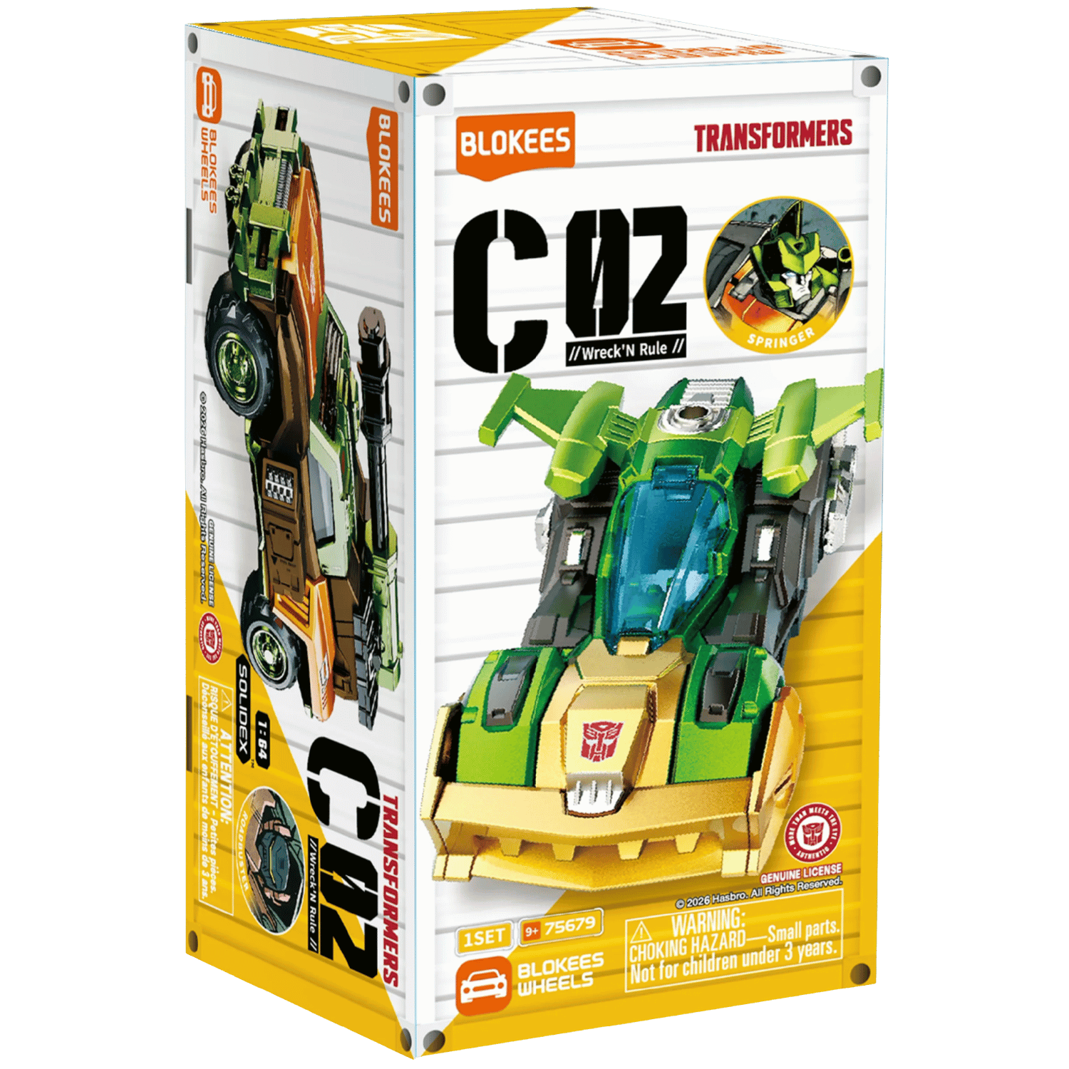 Blokees Wheels トランスフォーマー ビークル C02 12種セット Blokees Wheels: Transformers C02 Wreck'N Rule - Display Box (12