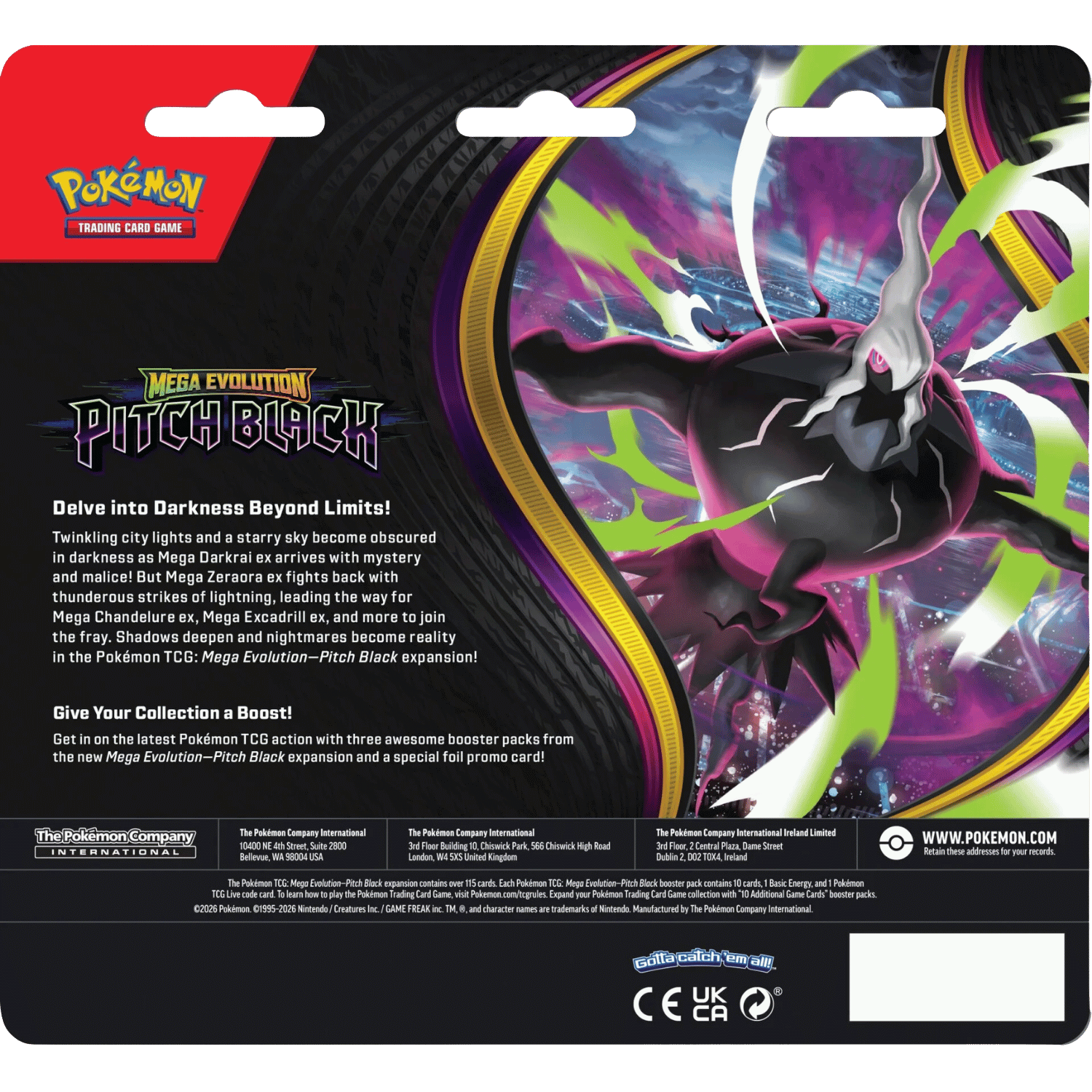 pokemon trading card game: mega evolution three booster blister pack Pokmon TCG: EvolutionPerfect Order 3-Booster You will also find 3 booster packs from Pokmon TCG Pokemon Mega Evolution Perfect Order