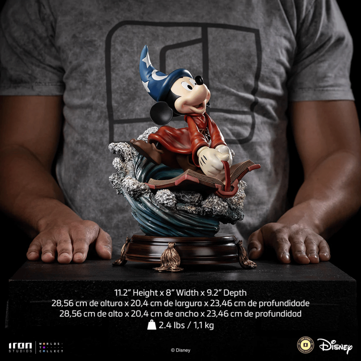 Disney Fantasia: Sorcerer Mickey DSNEY118425-10 - Art Scale 1/10