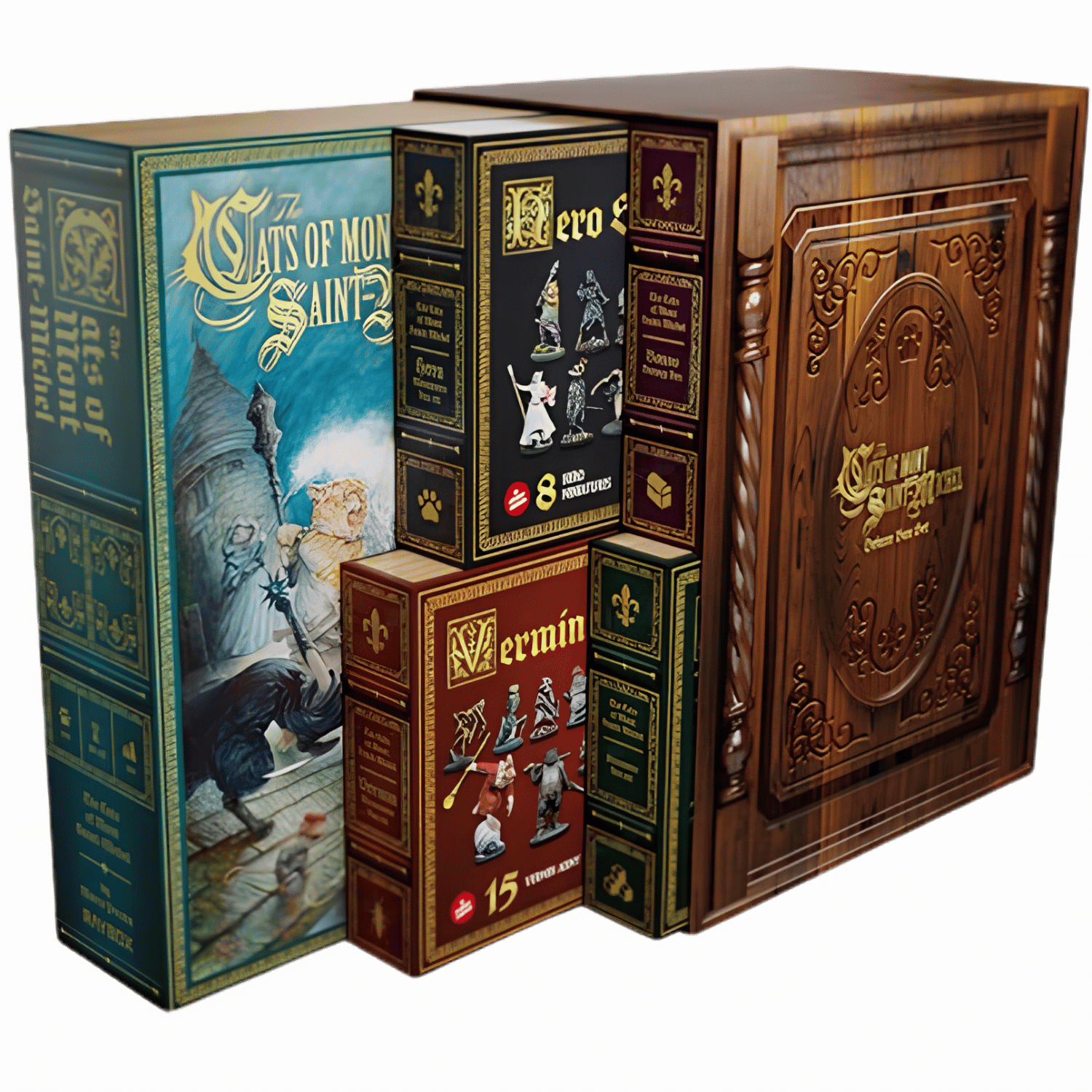 The Cats of Mont Saint-Michel (Deluxe Set) - Game Nerdz