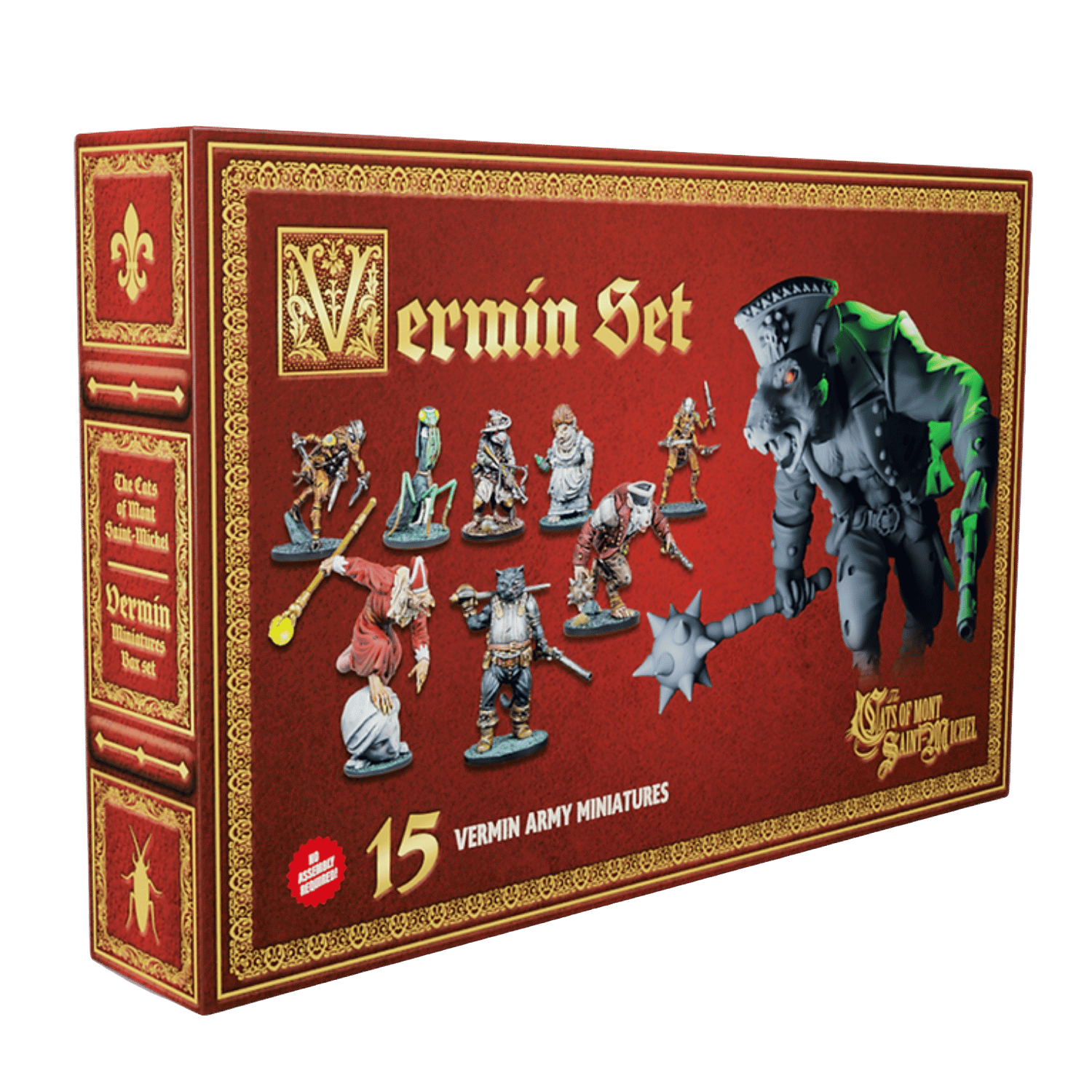Corinthian Miniatures Series4 未開封BOX21箱 The Cats of Mont Saint-Michel: Vermin Miniatures Set - Game Nerdz