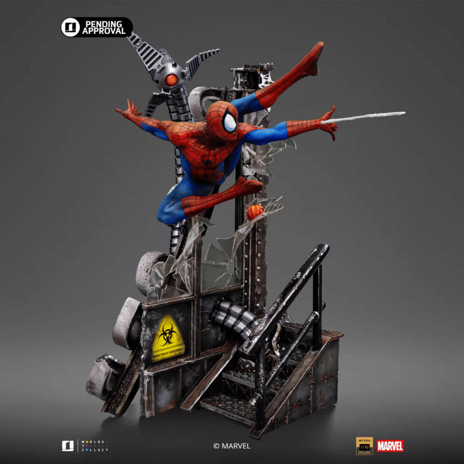 マーベルフィギュア 10体セット マーベル 10周年 メガフィギュアセット - メルカリ