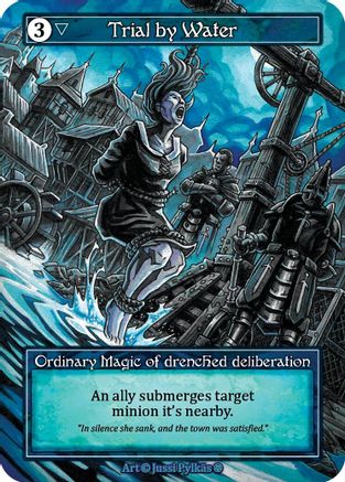 Trial by Water (Foil) - Gothic Foil - Game Nerdz
