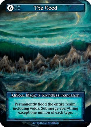 MTG 水没 submerge英語 foil The Flood (Foil) - Gothic Foil - Game Nerdz