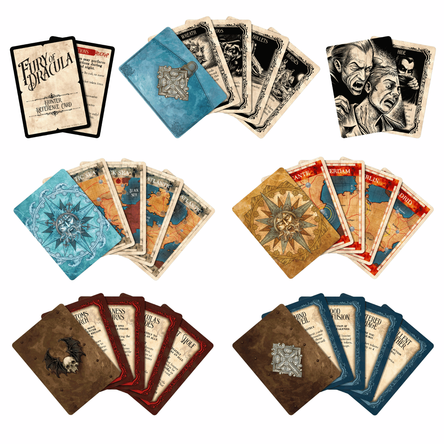 fury of dracula 4th edition card sleeves Fury