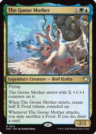 The Goose Mother (SOC-312) - Commander: Secrets of Strixhaven - Game Nerdz The Goose Mother (SOC-312) - Commander: Secrets of Strixhaven - Game Nerdz