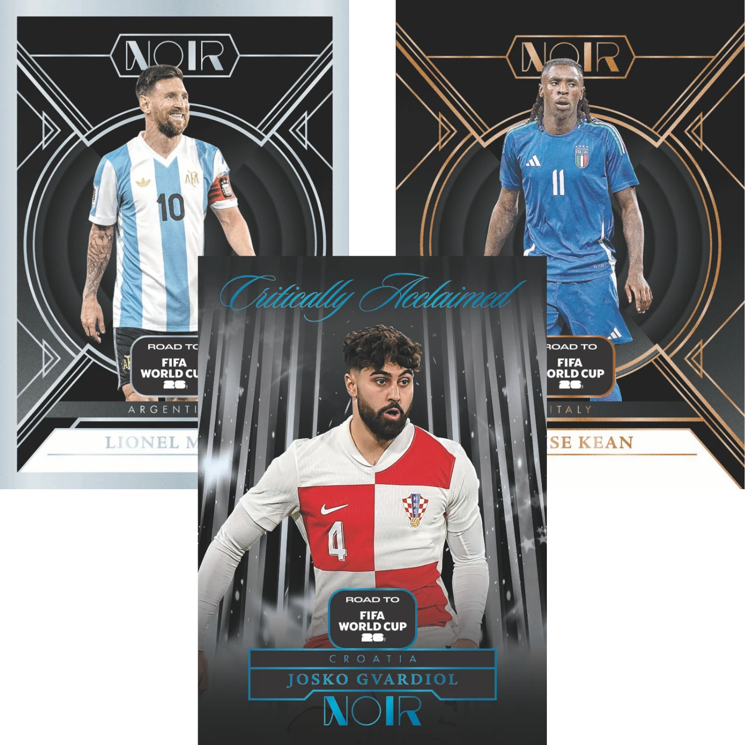 2025/26 Panini Noir Road to FIFA World Cup Soccer Hobby Box - Game 