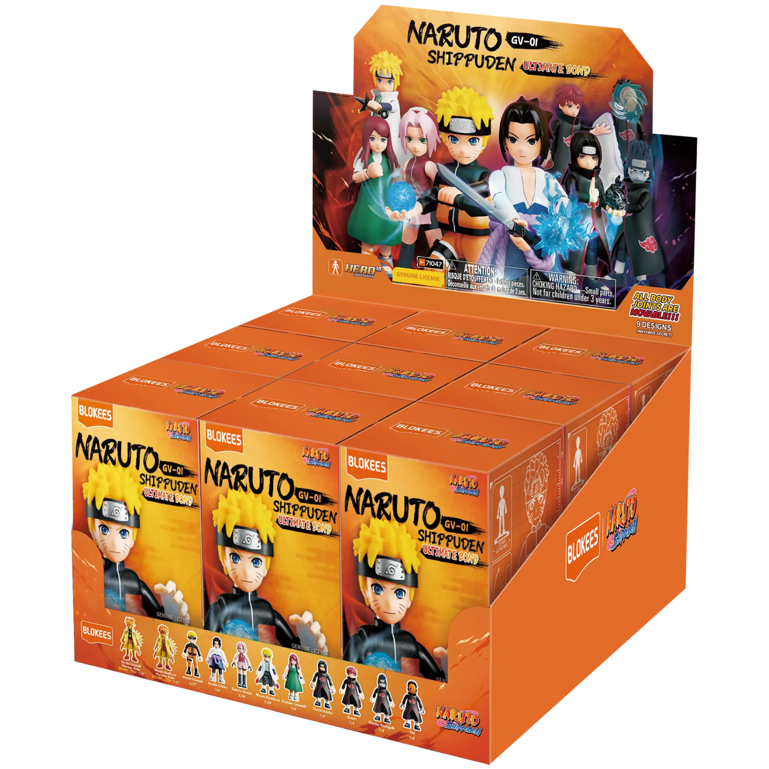 Blokees: Naruto Shippuden GV01 Ultimate Bond - Display Box (9