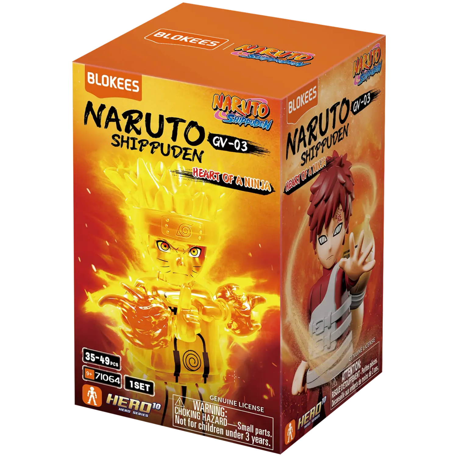 Blokees: Naruto Shippuden GV03 Heart of a Ninja - Display Box (9