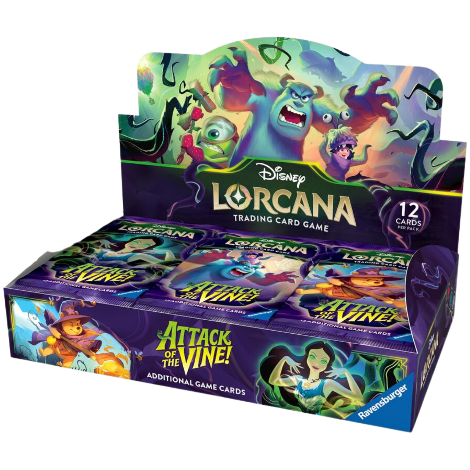 Disney Lorcana Box ×4 単品パック×32 Disney Lorcana TCG: Attack of the Vine! - Booster Box (PREORDER